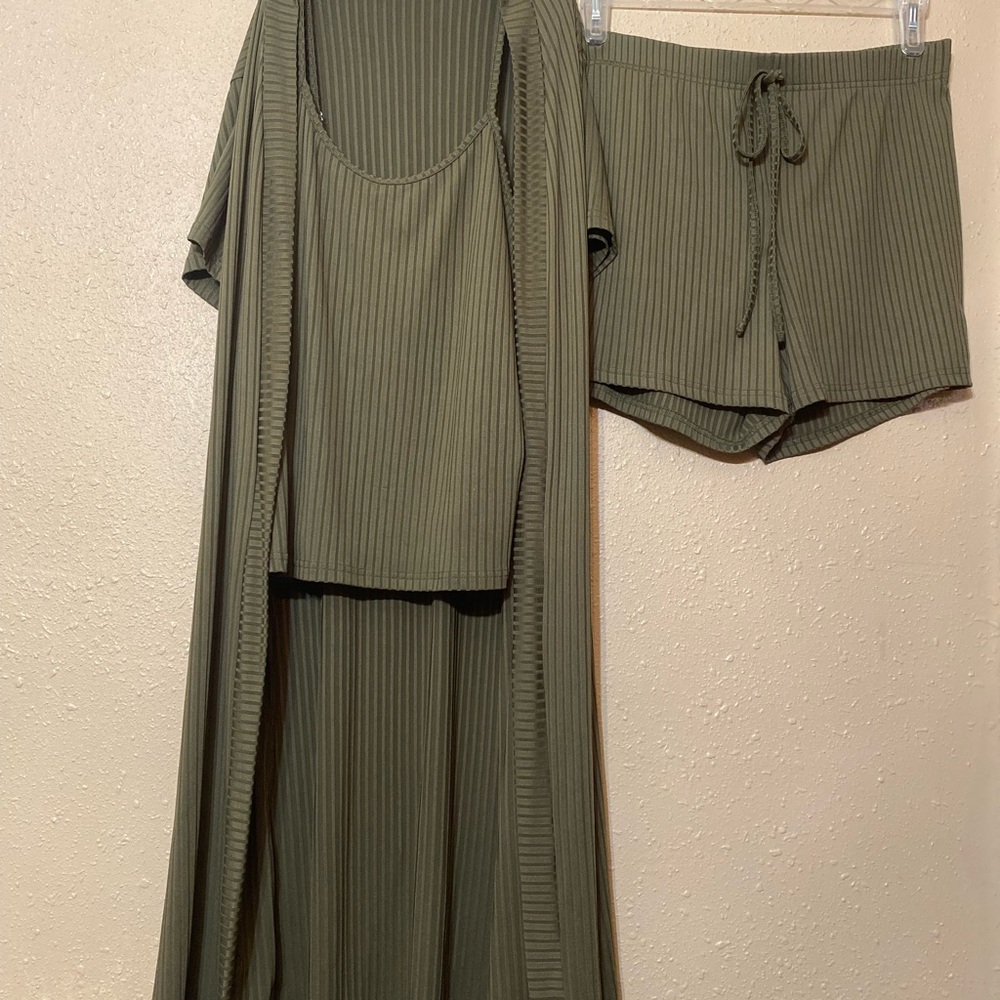 Olive Green Loungewear Set